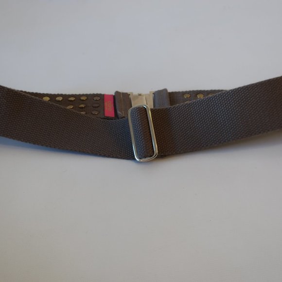 Womens Cara New York Brown Gold-Toned Studded Adjustable Belt OS * - Picture 5 of 7